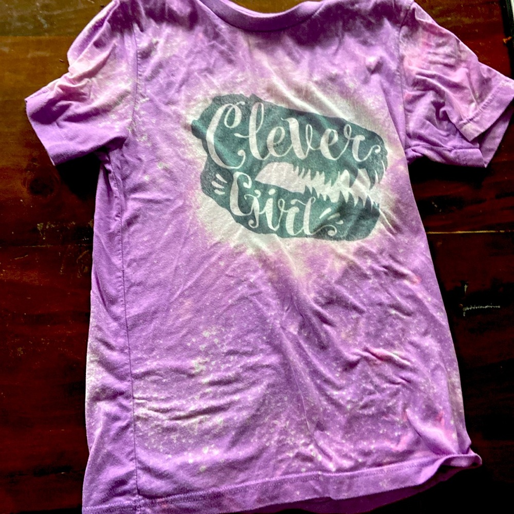 Hand dyed Jurassic Park shirt!